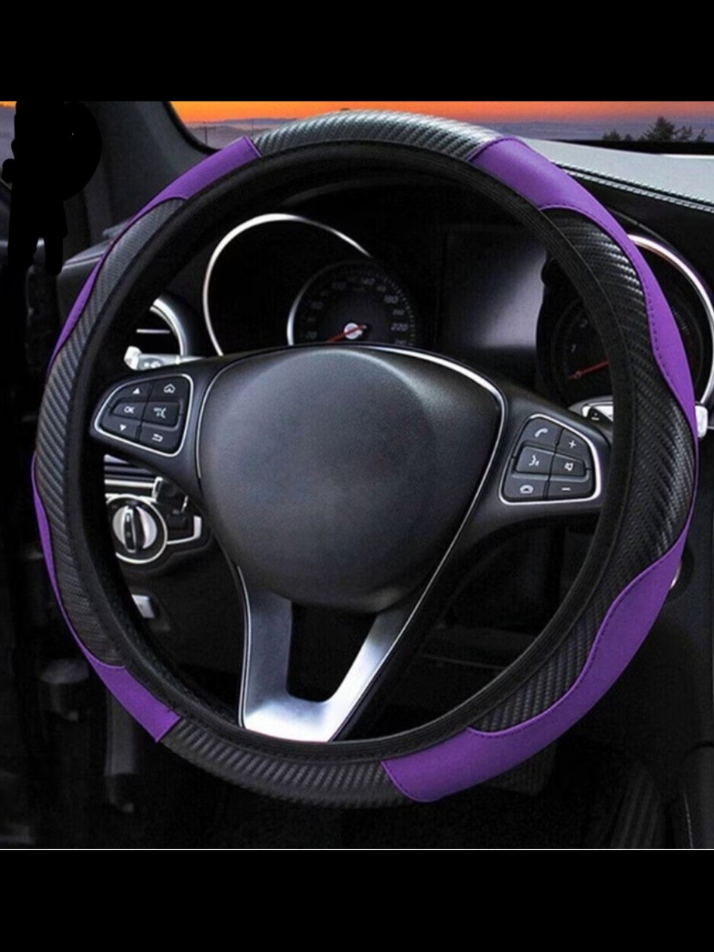 Purple Steering Wheel Cover
